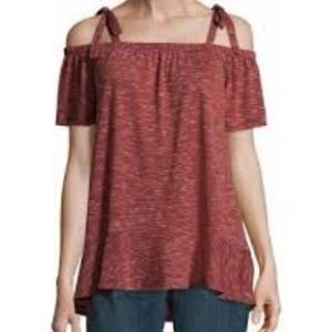 a.n.a Womens Straight Neck Sleeveless Knit Blouse